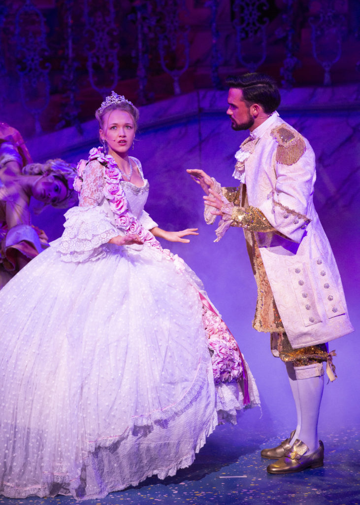 Hannah Grace Lawson (Cinderella) and Gareth Gates (Prince - credit Whitefoot Photography 